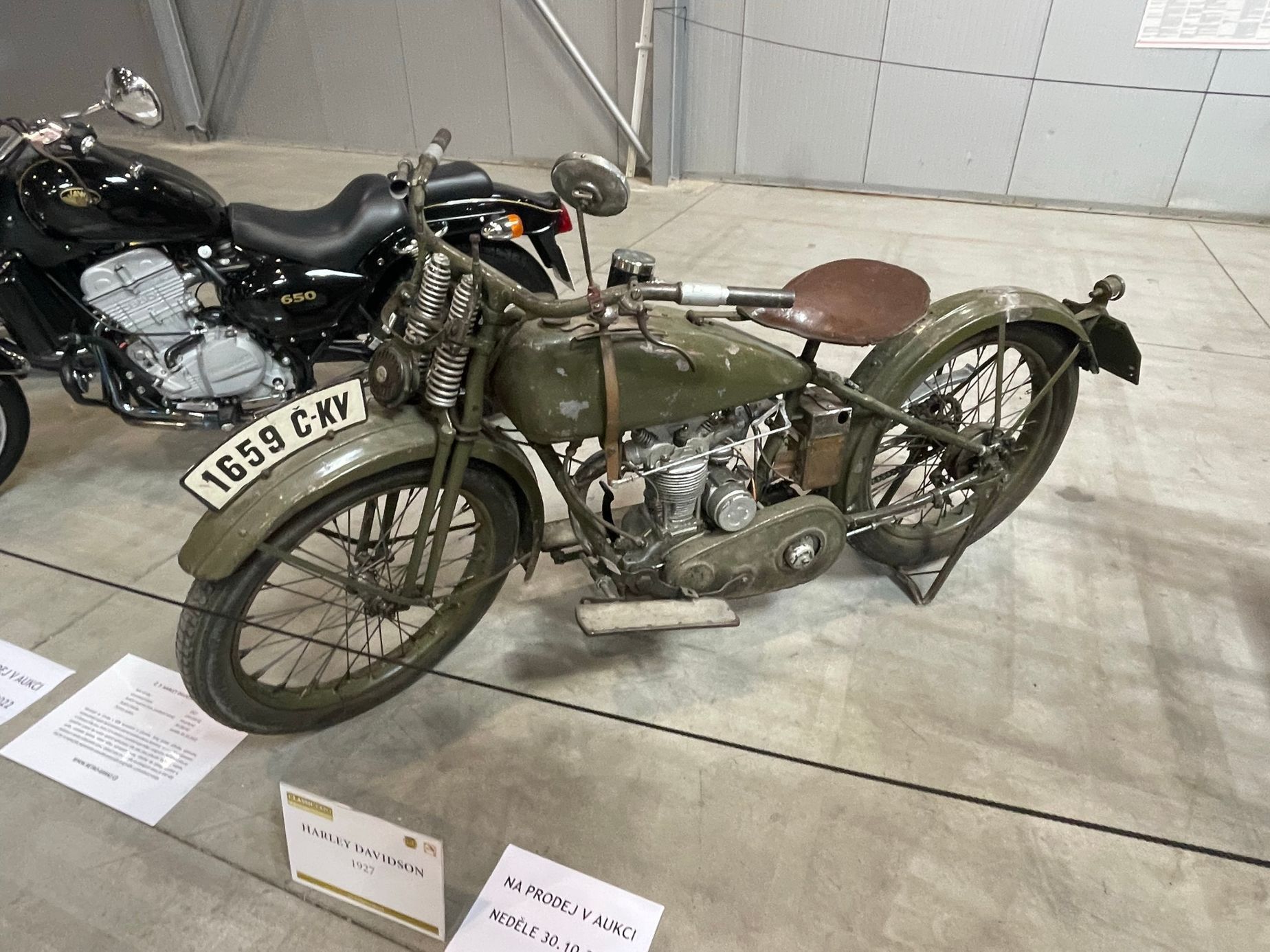 Aukce veteránů Prague Car Festival listopad 2022