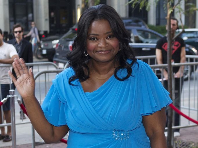 Octavia Spencer pózuje na premiéře dramatu "Smashed".