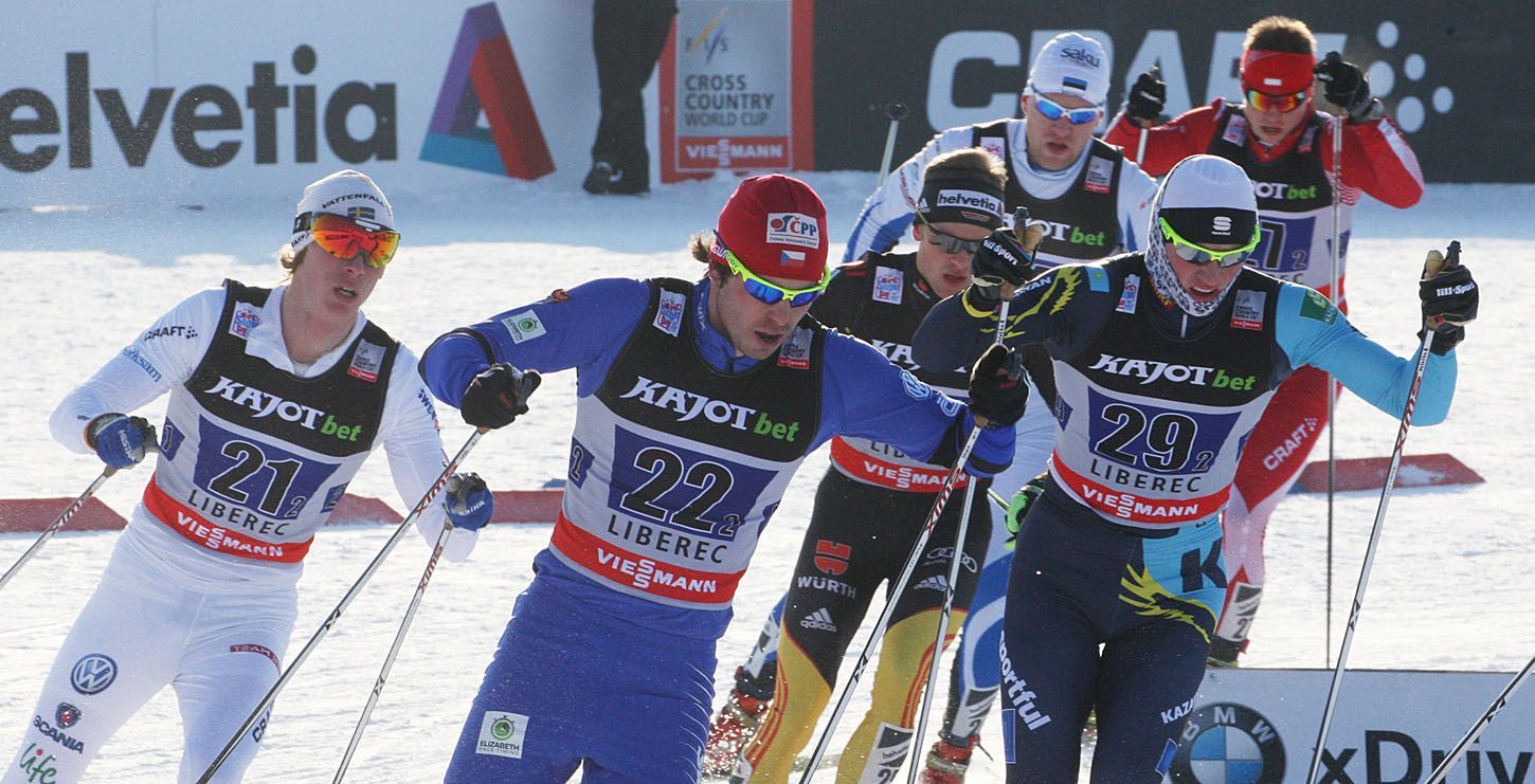 SP v běhu na lyžích, Liberec: Simon Persson, Dušan Kožíšek a Denis Volotka