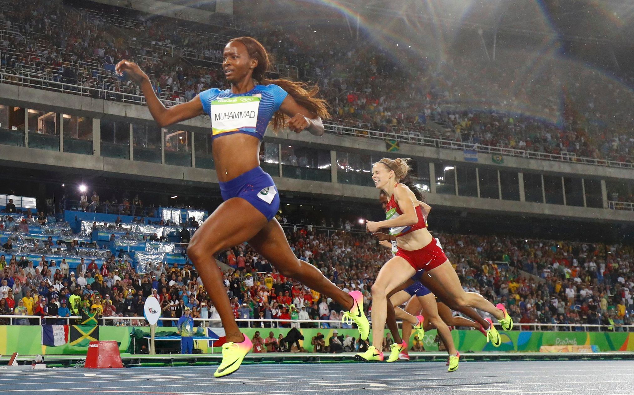 OH 2016, atletika-400 m př. Ž: Dalilah Muhammadová, USA
