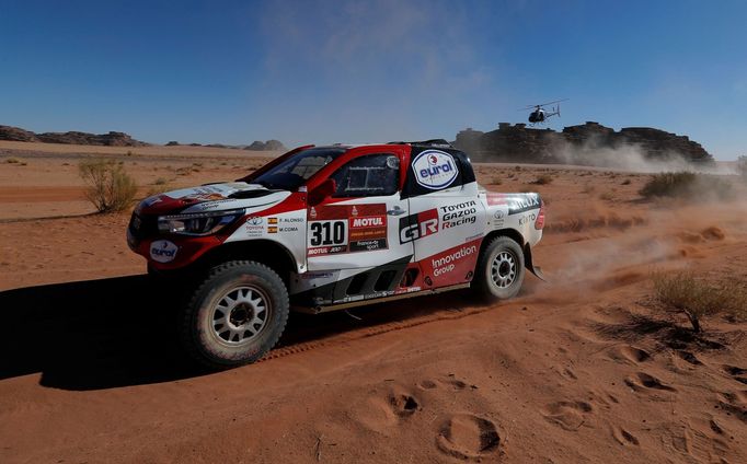 Rallye Dakar 2020, 3. etapa: Fernando Alonso, Toyota