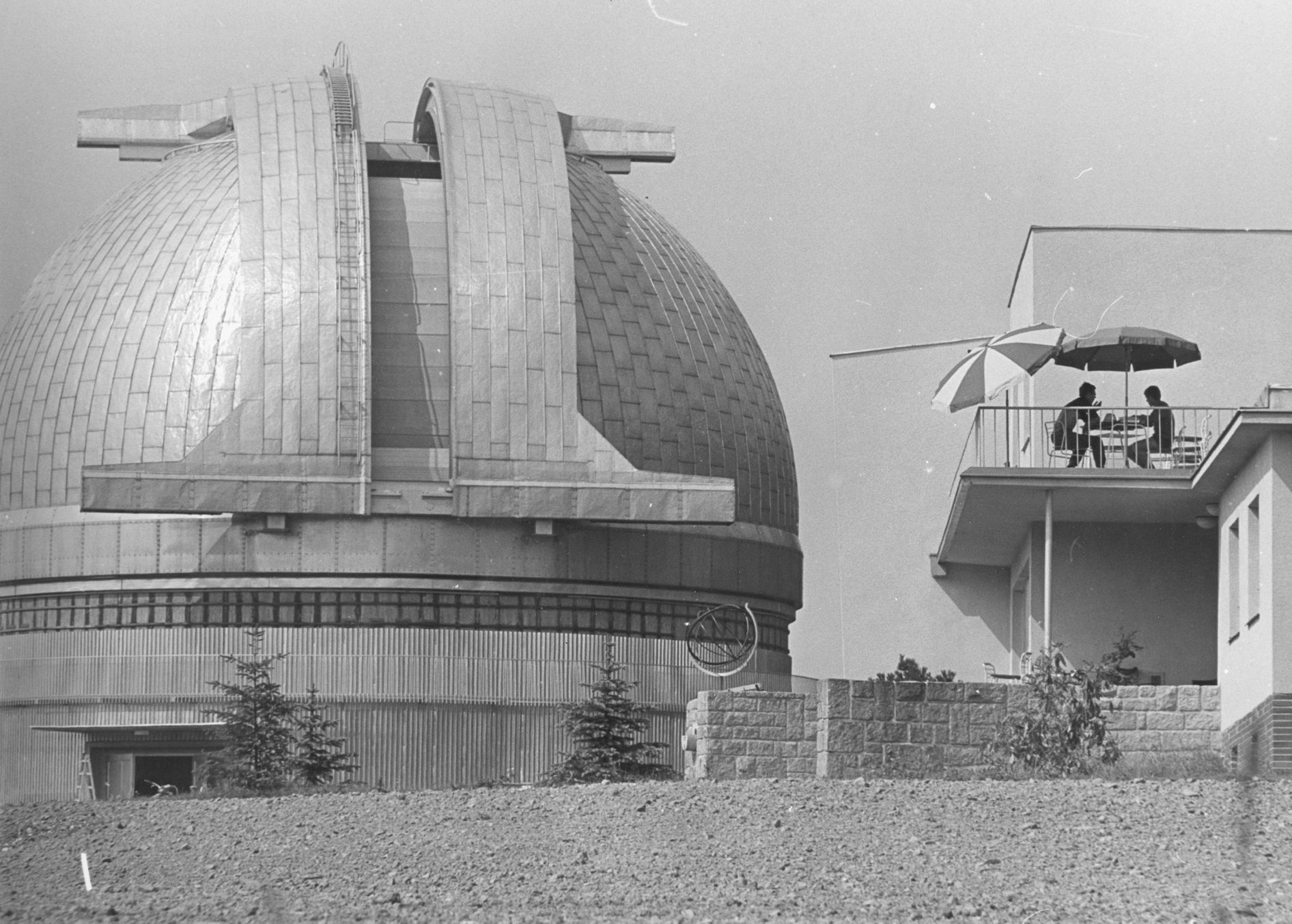 Historické fotky - Hvězdárna Ondřejov, Perkův dalekohled