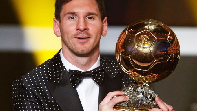 Lionel Messi se Zlatým míčem FIFA