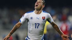 Marek Hamšík v kvalifikaci na Euro 2016