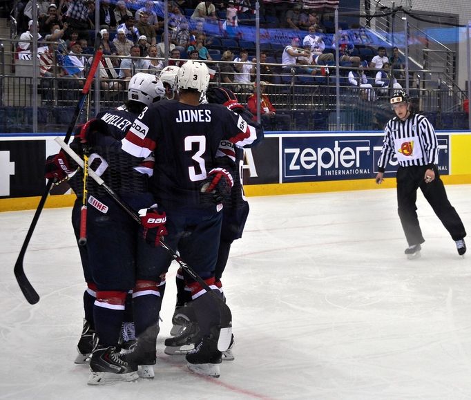 MS 2014, Česko - USA: radost Američanů