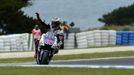 Jorge Lorenzo oslavil na okruhu Phillip Island svůj druhý titul mistra světa MotoGP. Vyhrál v předposledním klání sezony, když jeho největší rival, Dani Pedrosa, spadl.