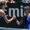 Karolína Plíšková a Veronica Cepedeová na Australian Open 2018