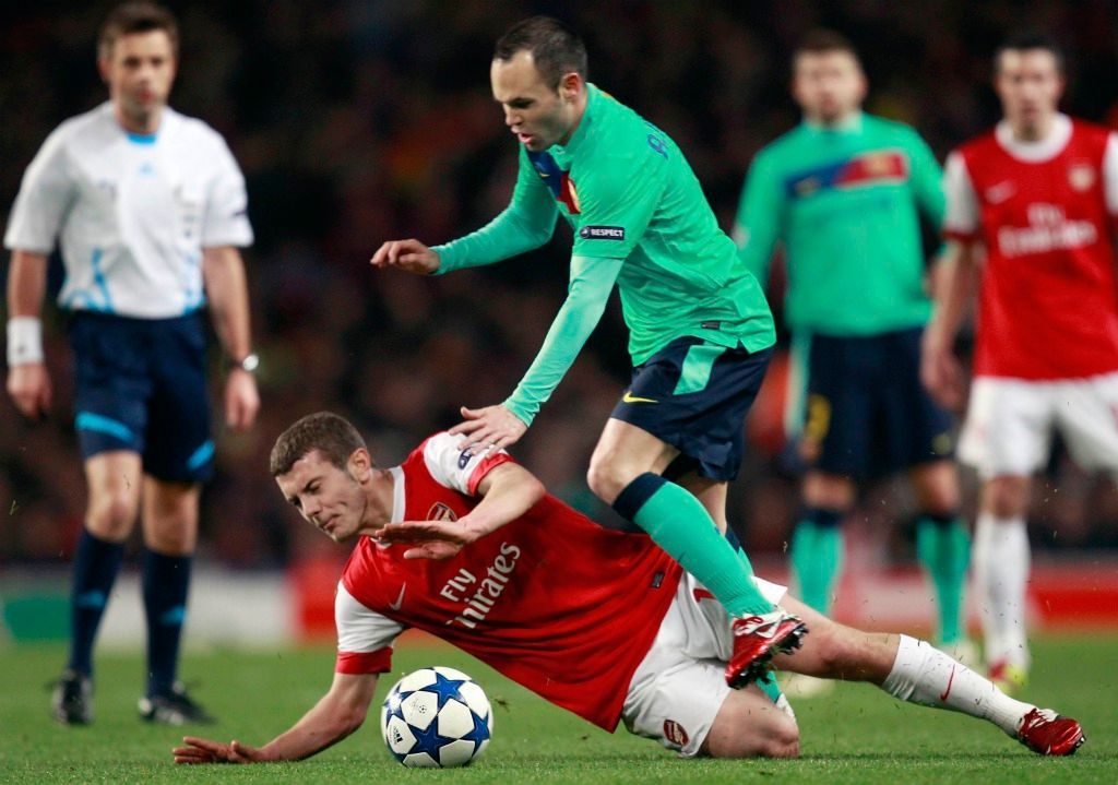 Arsenal - Barcelona (Iniesta)