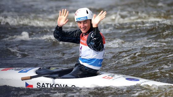 Gabriela Satková v ME ve vodním slalomu v Praze-Troji 2020