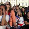 Tak fanoušci sledovali na Staroměstském náměstí semifinále MS Česko - Slovensko