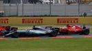 F1, VC  Mexika 2017: Lewis Hamilton, Mercedes a Sebastian Vettel, Ferrari