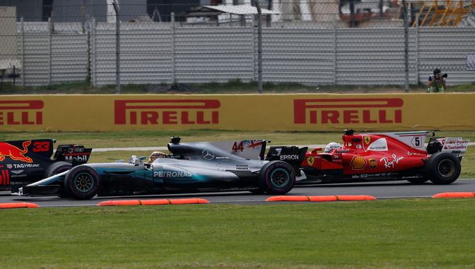 F1, VC  Mexika 2017: Lewis Hamilton, Mercedes a Sebastian Vettel, Ferrari