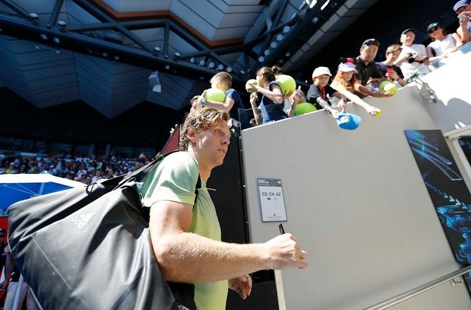 Tomáš Berdych vs. Fabio Fognini, osmifinále Australian Open