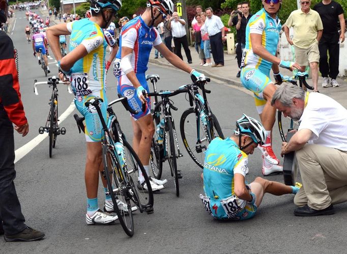 Pády a vítězové Tour de France 2012