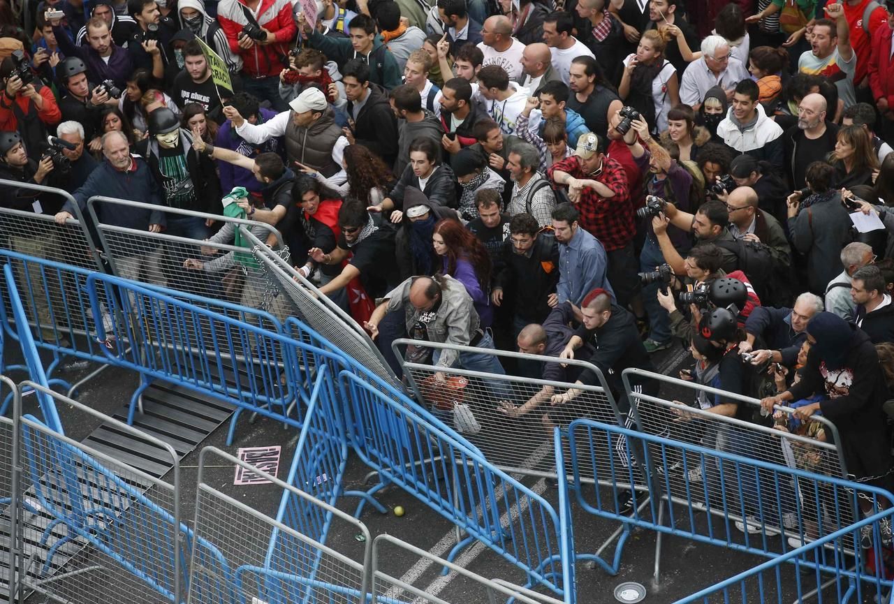 Foto: Protesty v Madridě