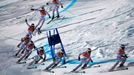 Ondrej Bank of the Czech Republic clears a gate during the second run of the men's alpine skiing giant slalom event at the 2014 Sochi Winter Olympics at the Rosa Khutor A