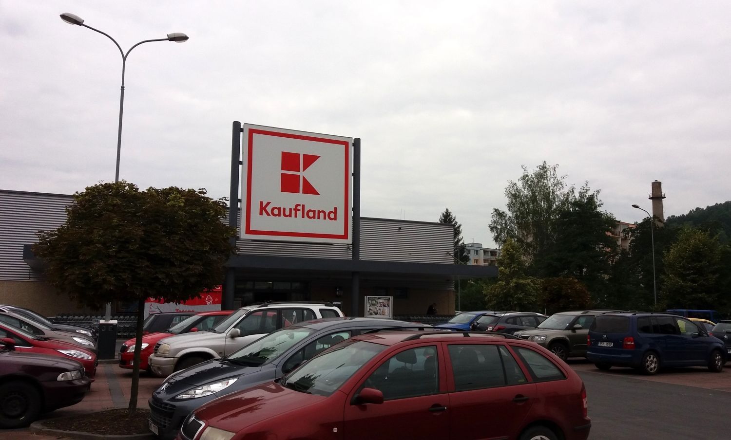 Hypermarket Kaufland, Jeseník, parkoviště