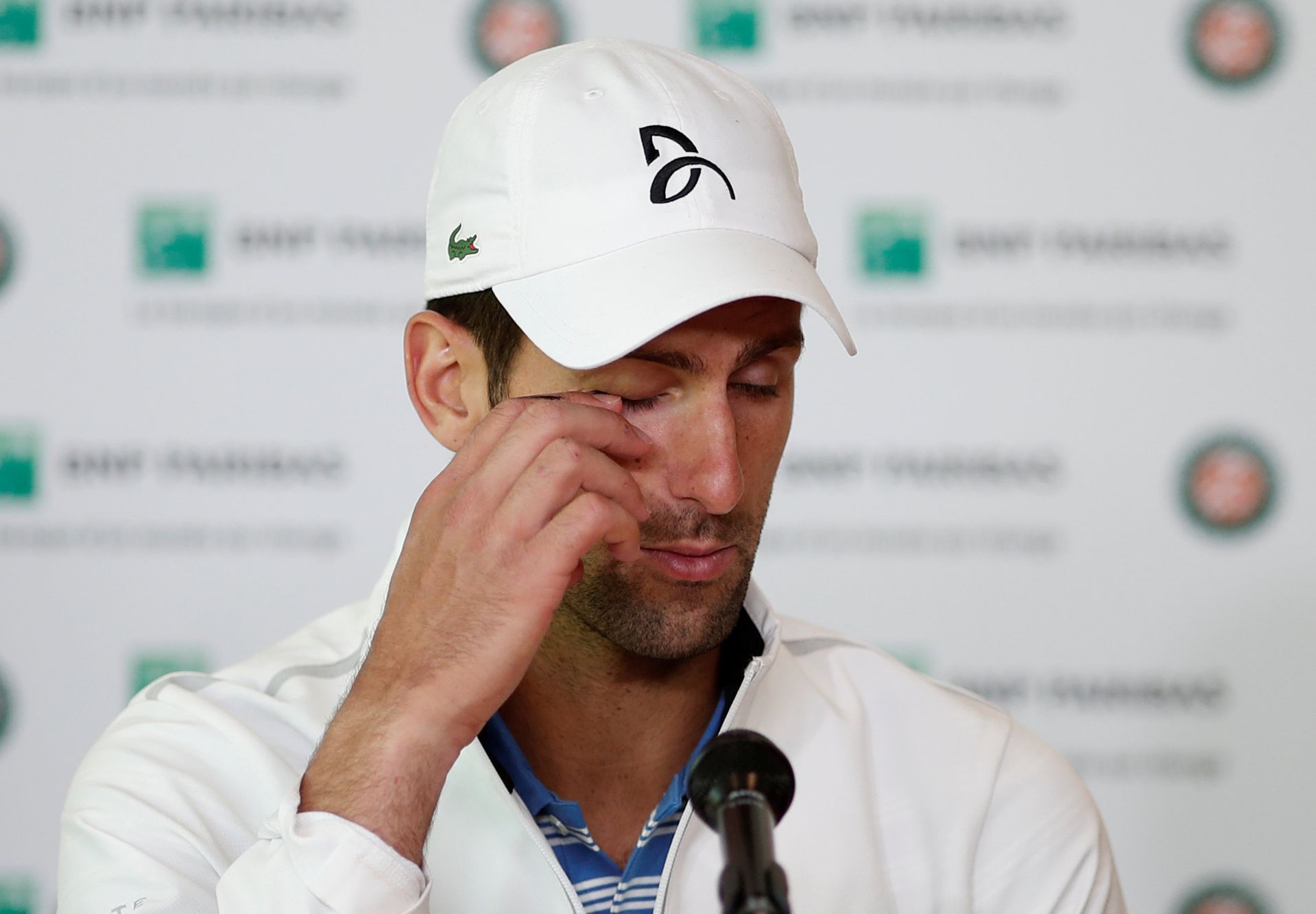 Novak Djokovič ve čtvrtfinále French Open 2017