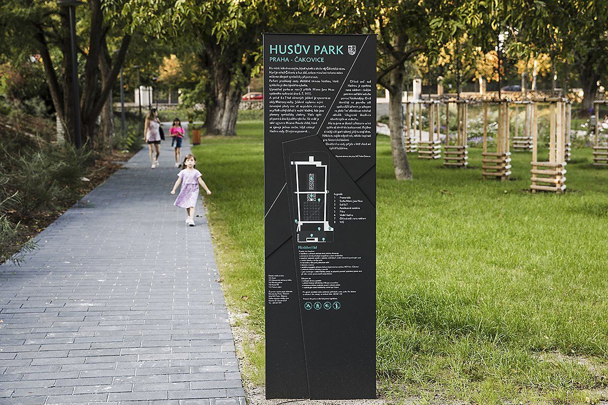 Revitalizace Husova parku Praha 9