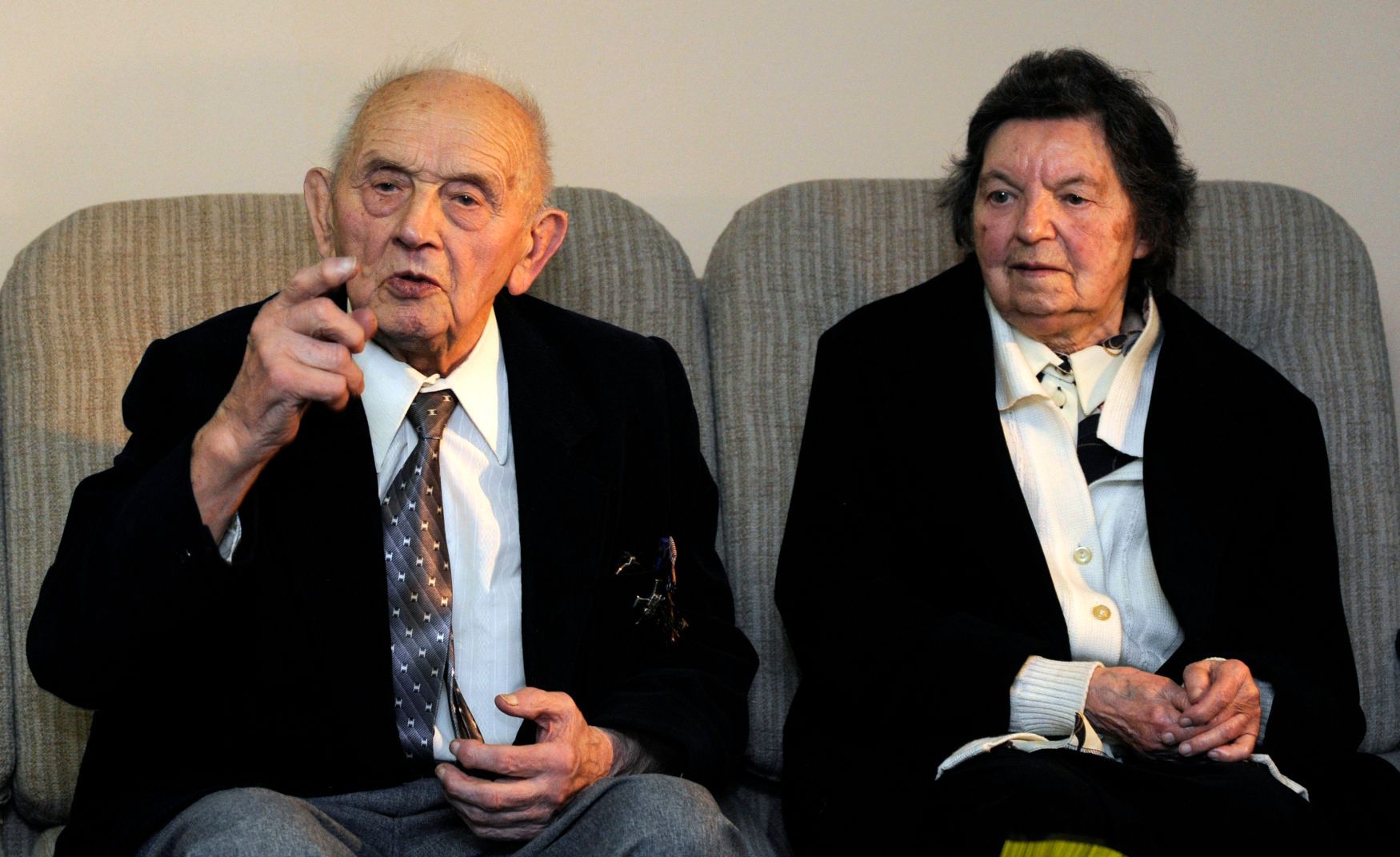 Kazatel Jan Jelínek s manželkou Annou za druhé světové války na Volyni poskytli azyl Ukrajincům, Polákům i židovským uprchlíkům. Foto z roku 2008.