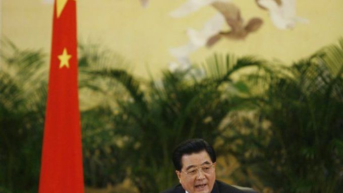 Čínský prezident Chu Ťin-tchao hovořil v souvislosti s olympiádou v Pekingu i o budování světlých zítřků.