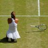 Garbine Muguruzaová se raduje z postupu do finále Wimbledonu 2015