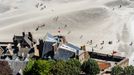 Klášter Mont-Saint-Michel ve francouzské Normandii byl postaven před 1000 lety.