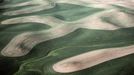 Valueline Abundance, Aerial View, Agriculture, Color Image, Cultivated, Farm, Field, Green - Color, Group Of Objects, Growth, Hill, Horizontal, Land, Land Feature, Landscape, Large, No People, Outdoors, Oversized, Pattern, Photographs, Photography, Plant, Positive Emotion, Rural Scene, Scale