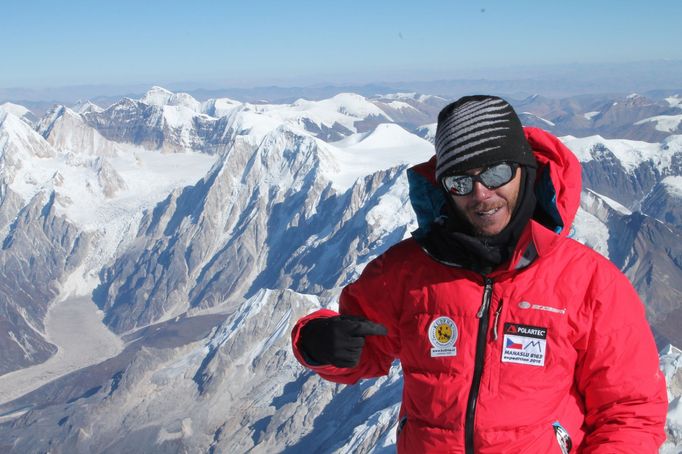 Horolezec Pavel Burda (Manaslu)