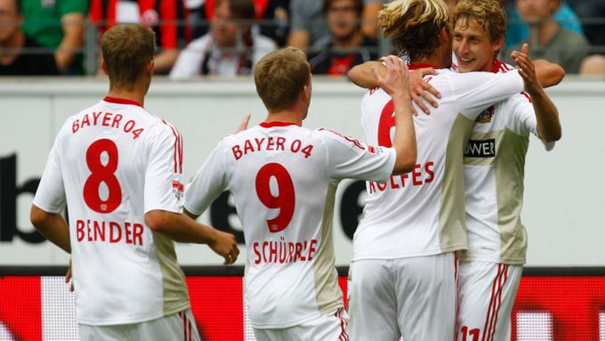 Fotbalisté Leverkusenu v devátém kole dokázali jako první vzít Bayernu Mnichov body