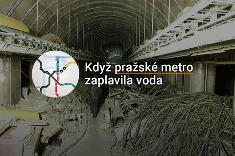 Grafika: "Metro skončilo." Zkázu před 15 lety nikdo nečekal, voda zaplavila tunely za pár hodin