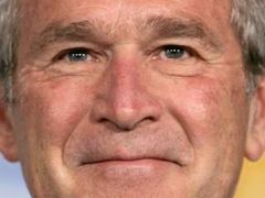 George Bush měl včera ráno důvod k úsměvu. Z Iráku dostal dobrou zprávu.