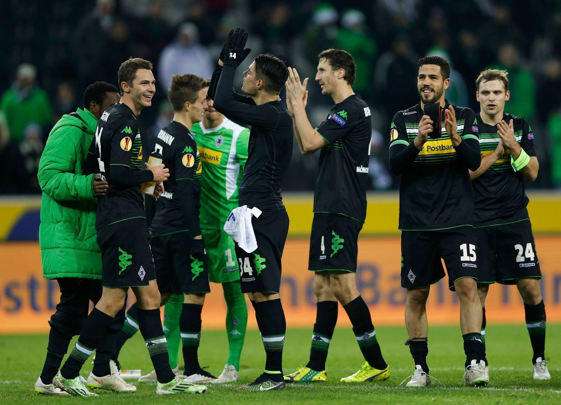 Mönchengladbach slaví postup v Evropské lize