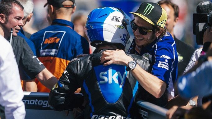 Moto3: Romano Fenati a Valentino Rossi