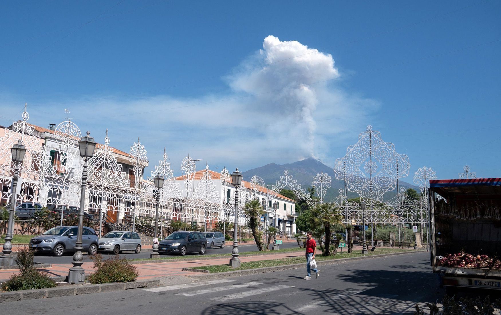 Etna, erupce, Sicílie