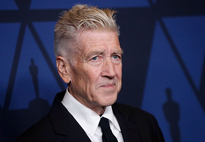 Režisér David Lynch na udílení cen Governors Awards v roce 2019.