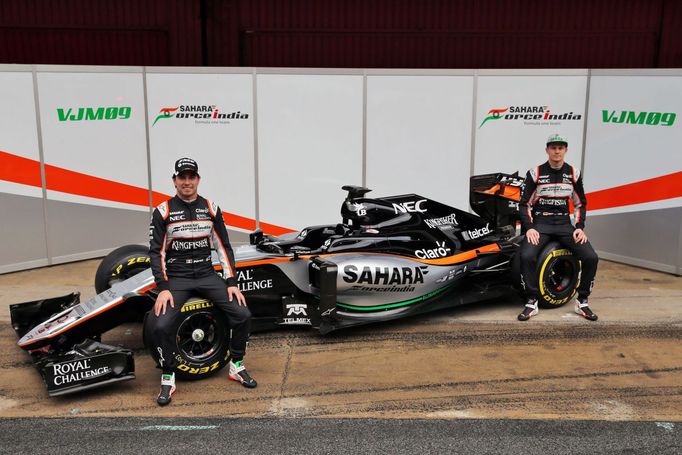 F1 2016: Force India VJM09 - Sergio Pérez a Nico Hülkenberg