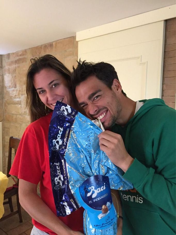 Flavia Pennettaová a Fabio Fognini