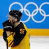 Zklamaný Marcel Noebels po finále Rusko - Německo na ZOH 2018