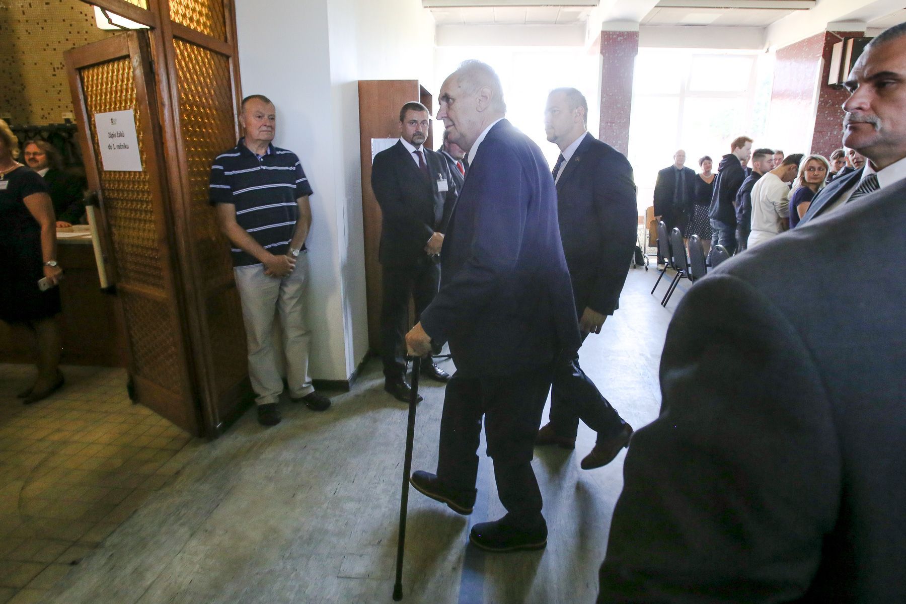 Miloš Zeman zahájil školní rok na Akademii řemesel Praha - Střední škole technické v Praze
