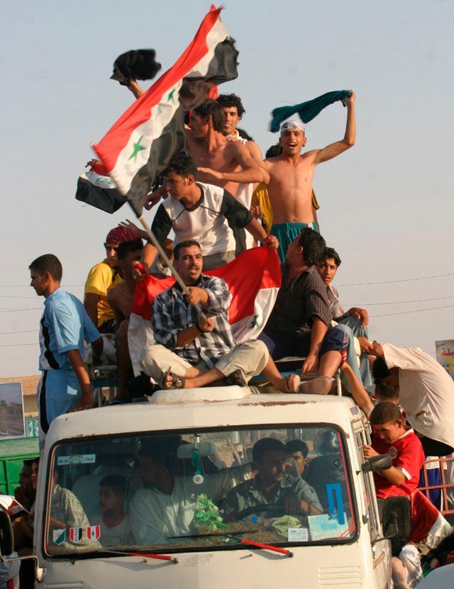 Irácká fotbalová radost