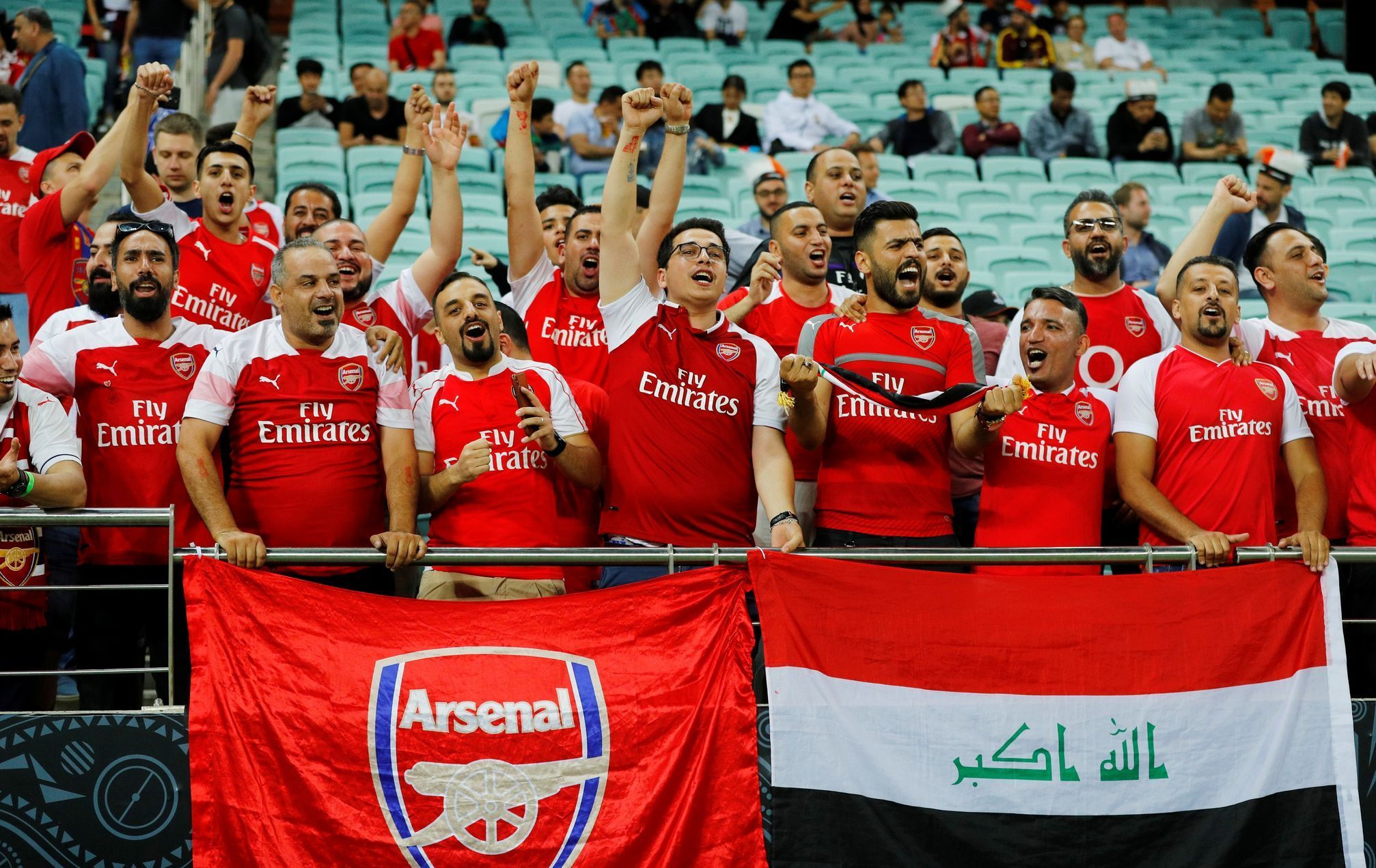 Finále Evropské ligy 2019: Fanoušci Arsenalu
