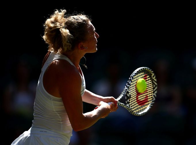 Kateřina Siniaková v druhém kole Wimbledonu 2019