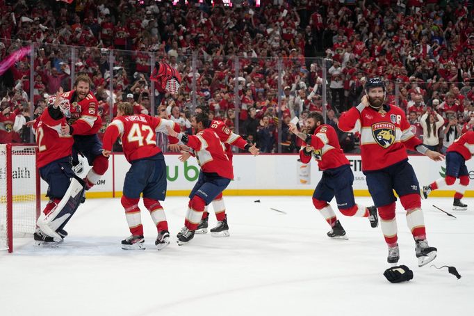 Florida slaví zisk Stanley Cupu 2025.