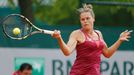 Italka Karin Knappová na tenisovém French Open 2013.