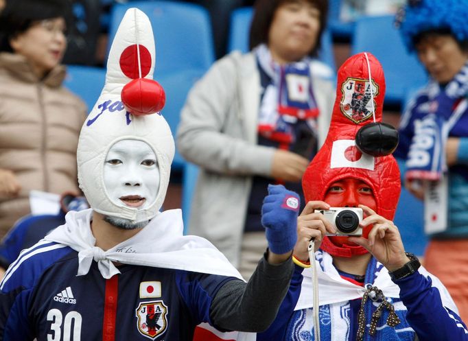 japonští fanoušci před MS 2014