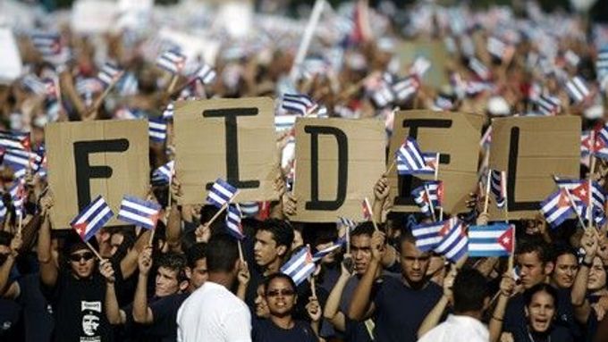 Dnešních oslav v Havaně se zůčastnily statisíce lidí