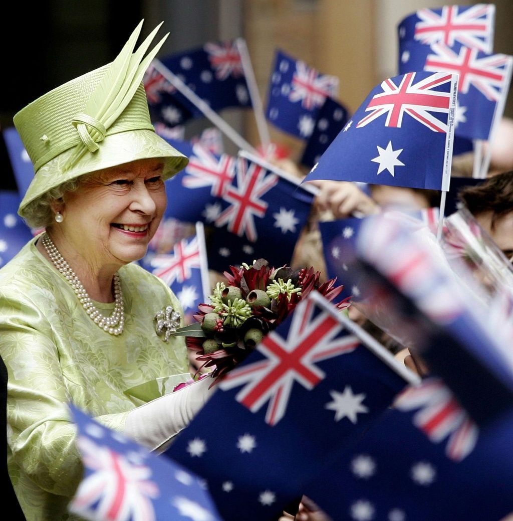 Austrálie - královna Alžběta II.