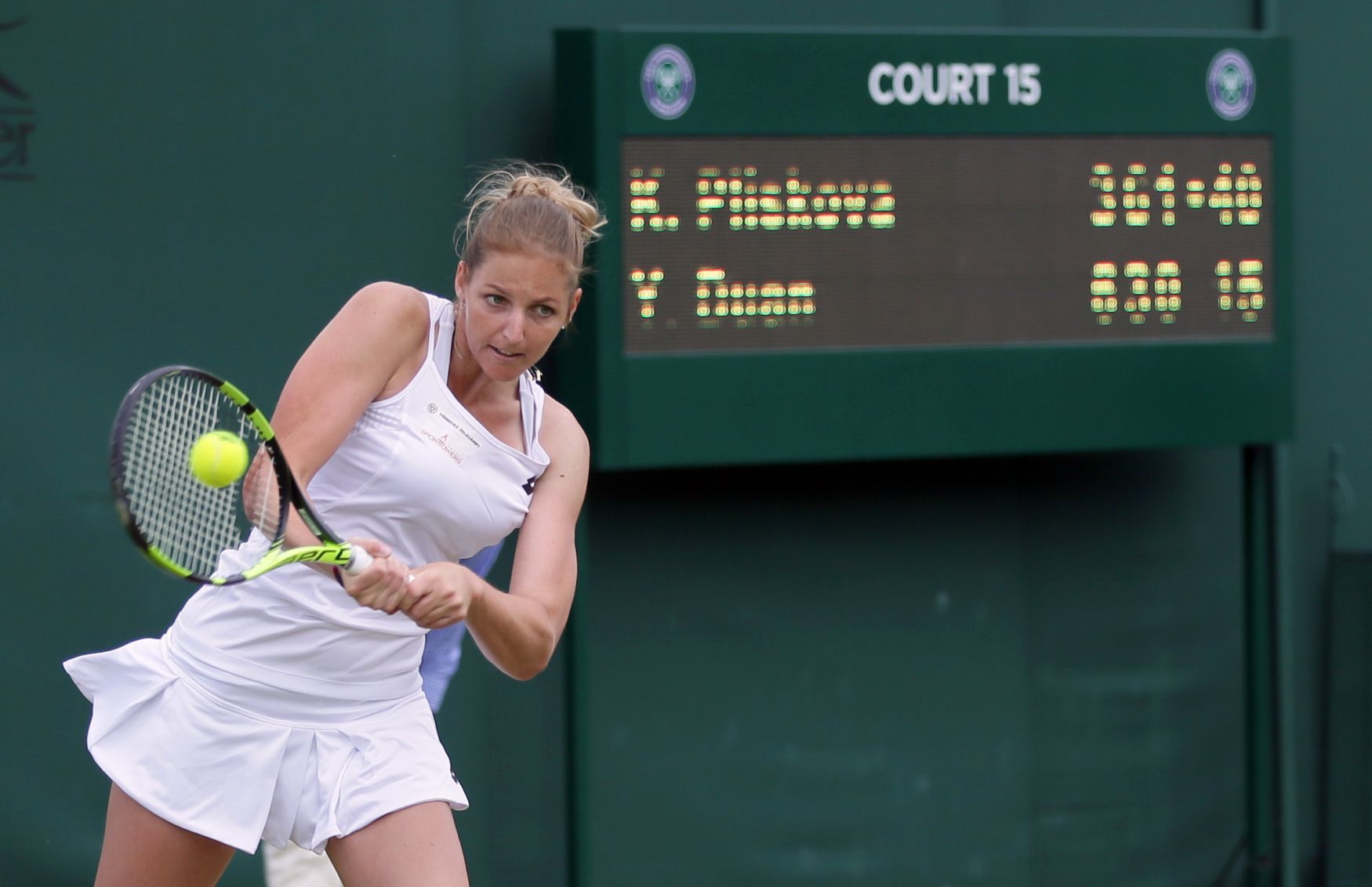 Kristýna Plíšková v 1. kole Wimbledonu 2016