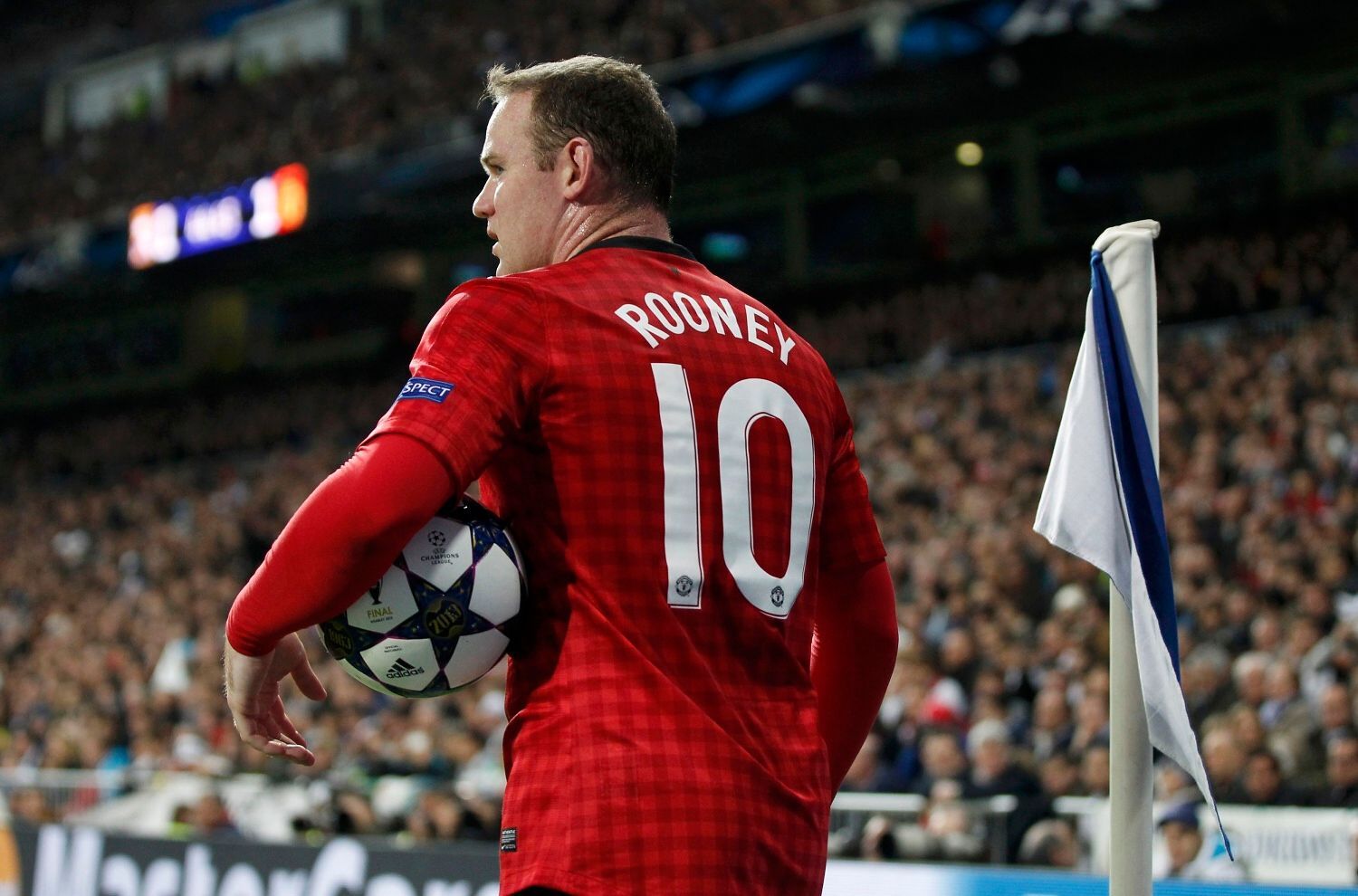 Liga mistrů: Real Madrid - Manchester United: Wayne Rooney (MU)